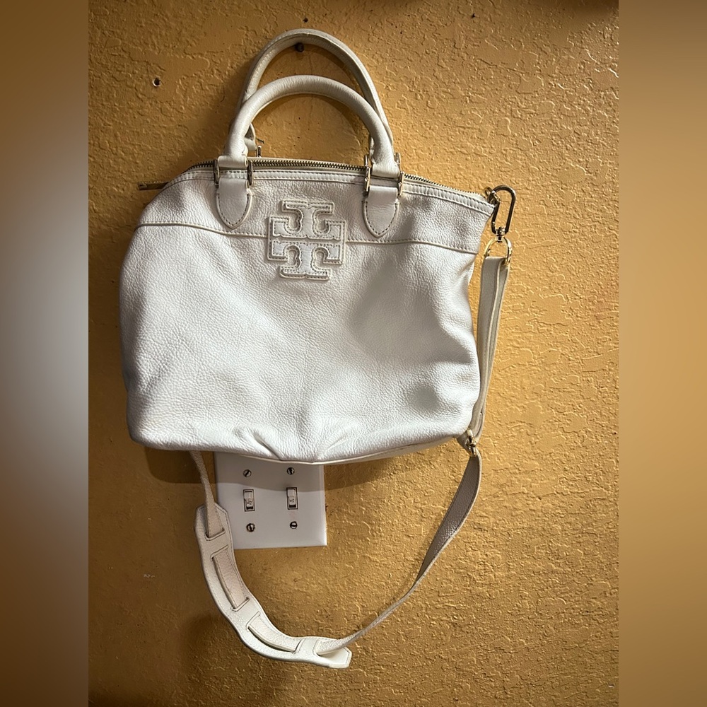 Tory Burch vintage cachets leather satchel & crossbody